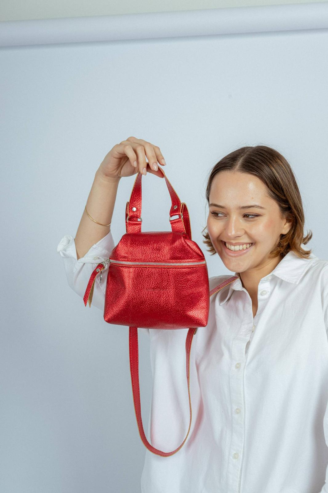 Cartera Anne roja
