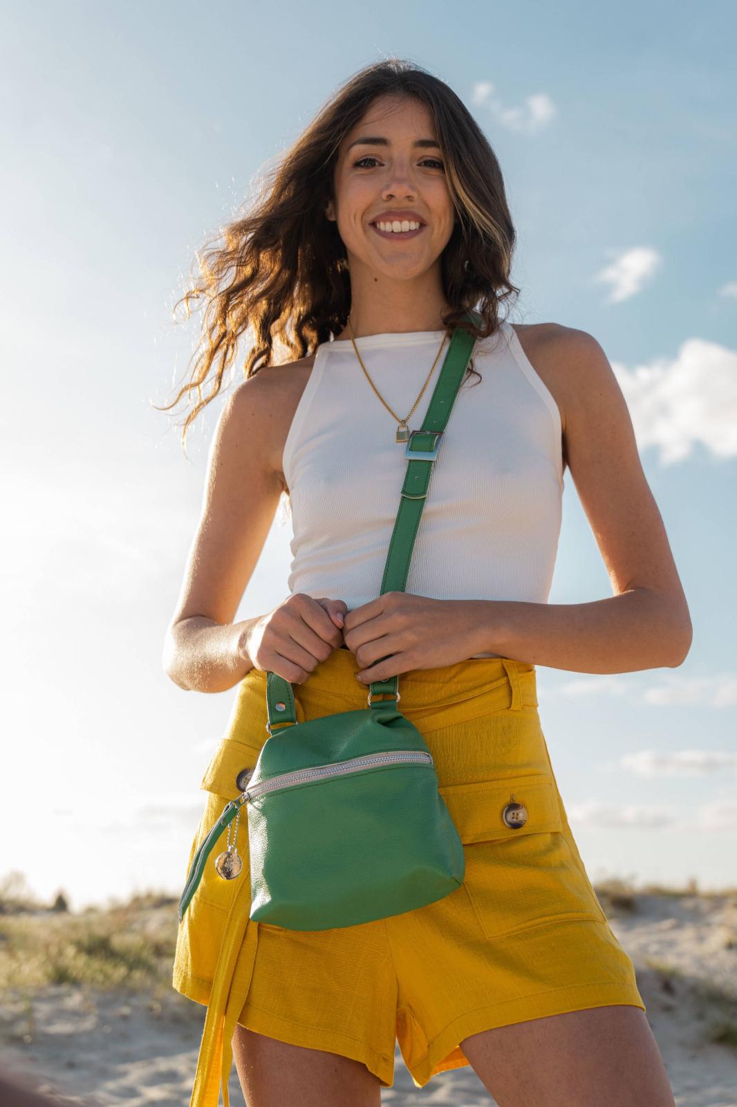 Cartera Anne verde