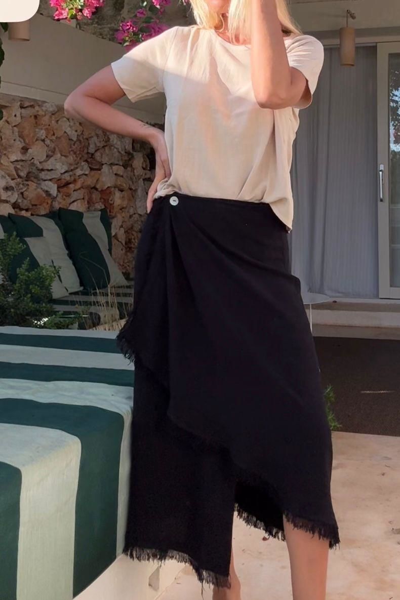 Remera Básica Lino Tusor