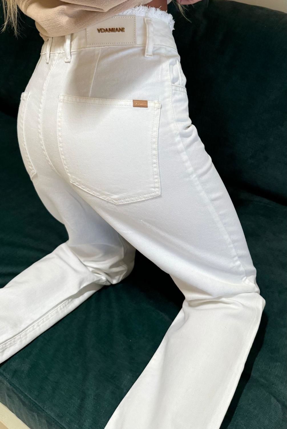 Jean Tex Off White
