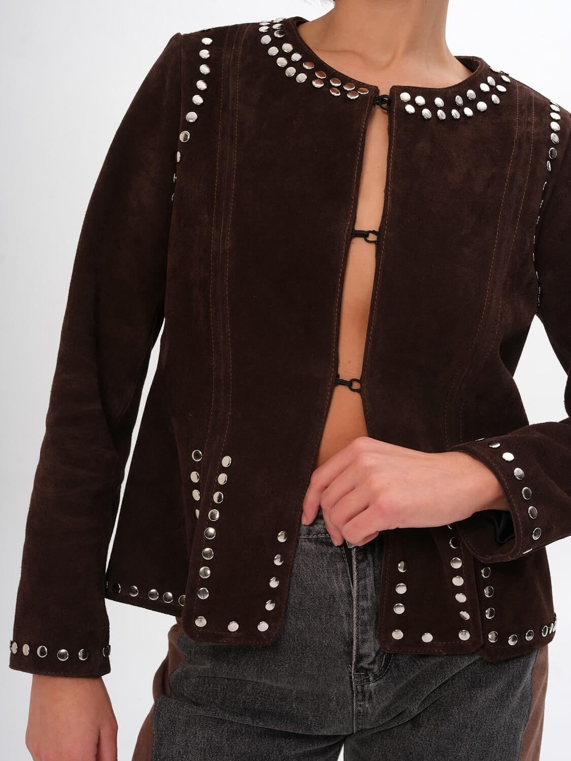 Chaqueta Leather Reynalda marron l