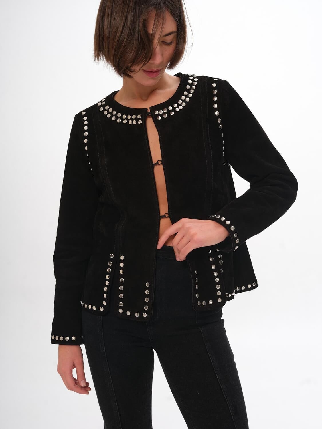 Chaqueta Leather Reynalda negro l