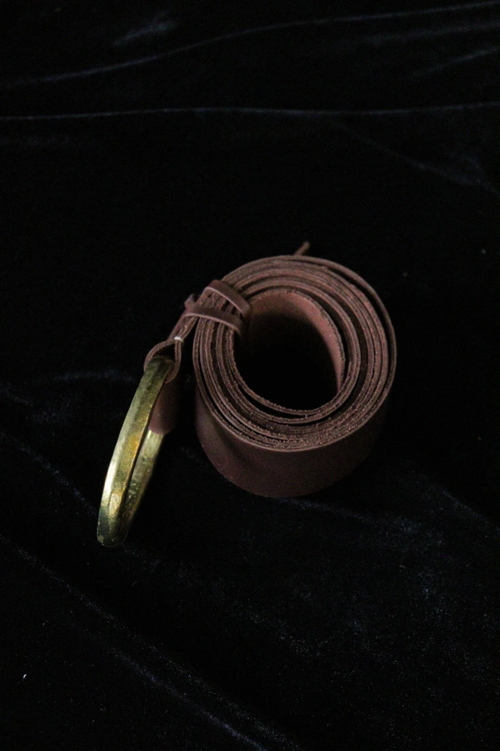 Oval Belt chocolate n/a