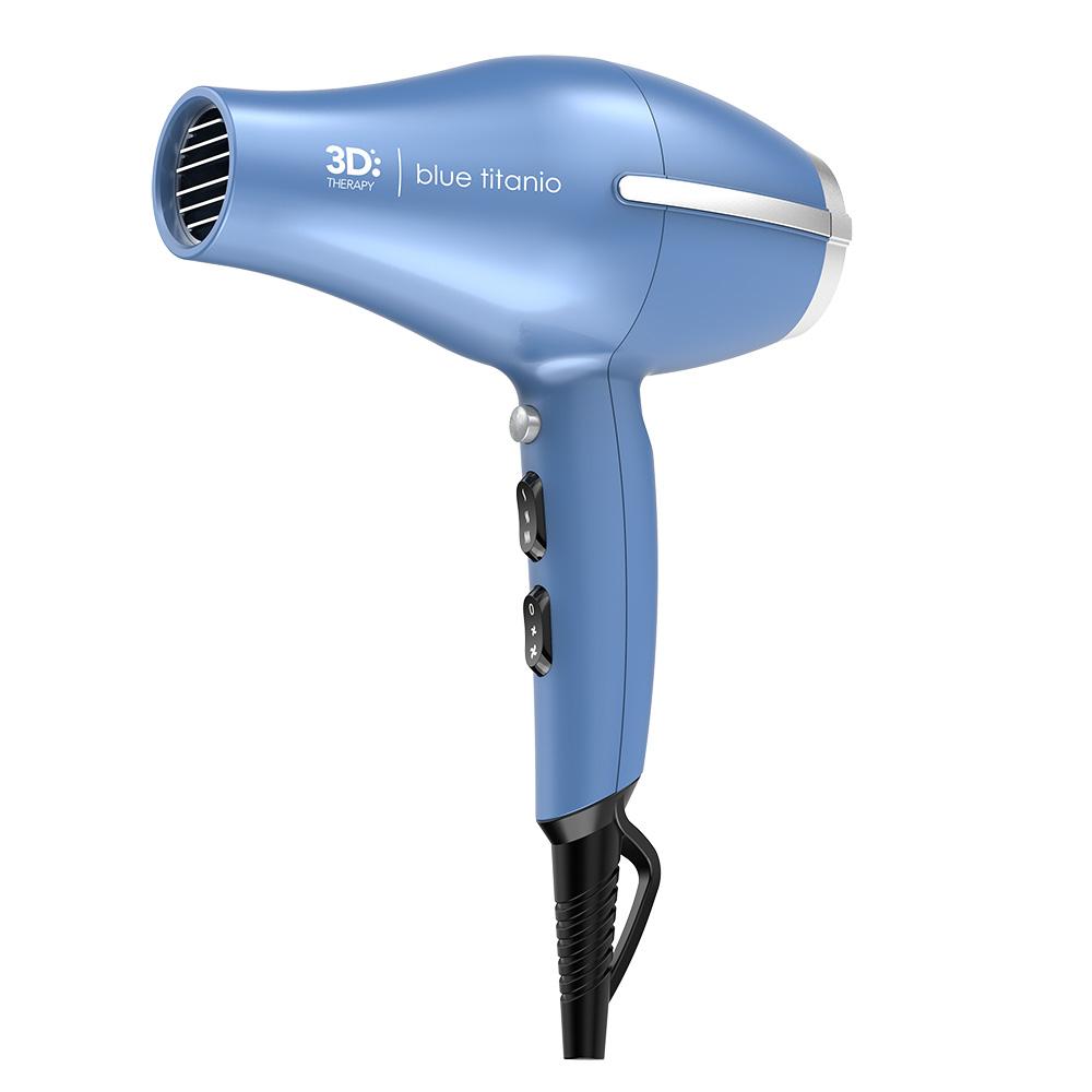 Secador Gama Compact Blue Titanio 3D Therapy