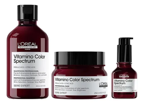 Pack Vitamino color Spectrum Sh+mask+Glass shine loreal