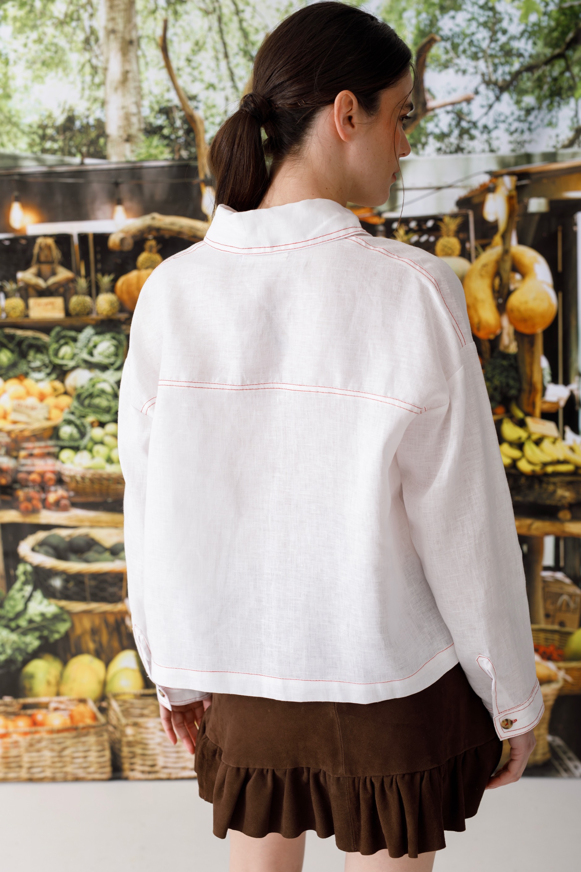 Blusa Polo Linen