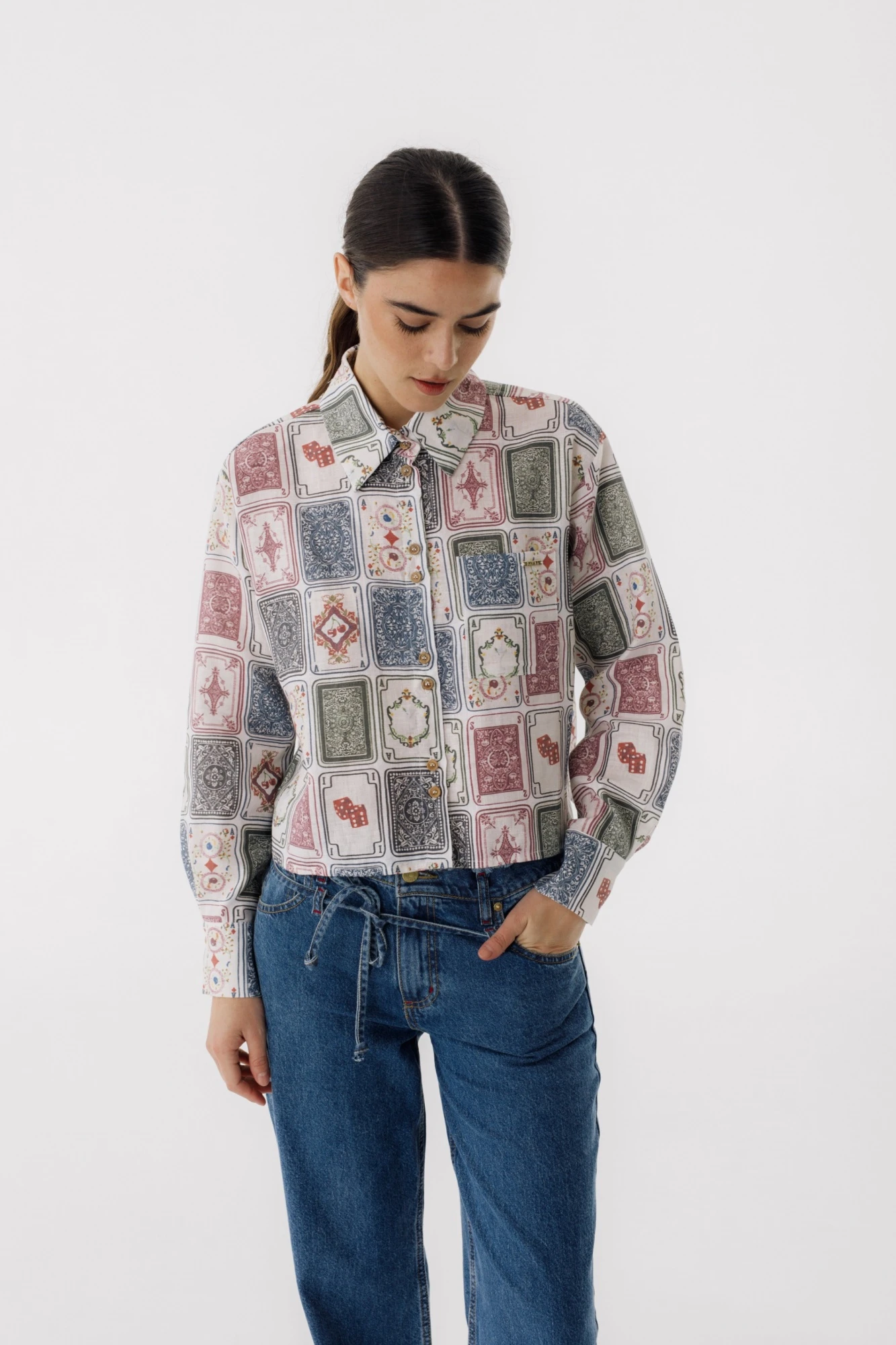 Camisa Azar Print Ludika