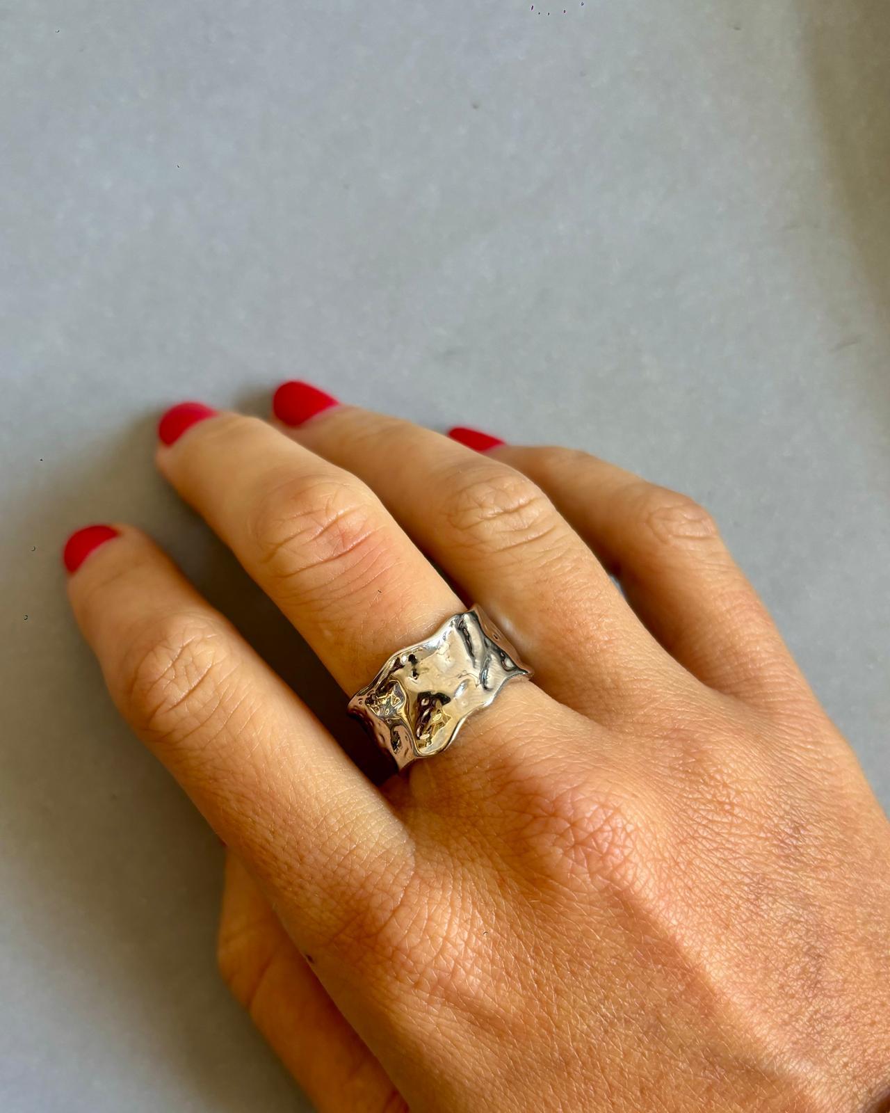 Anillo Texturado