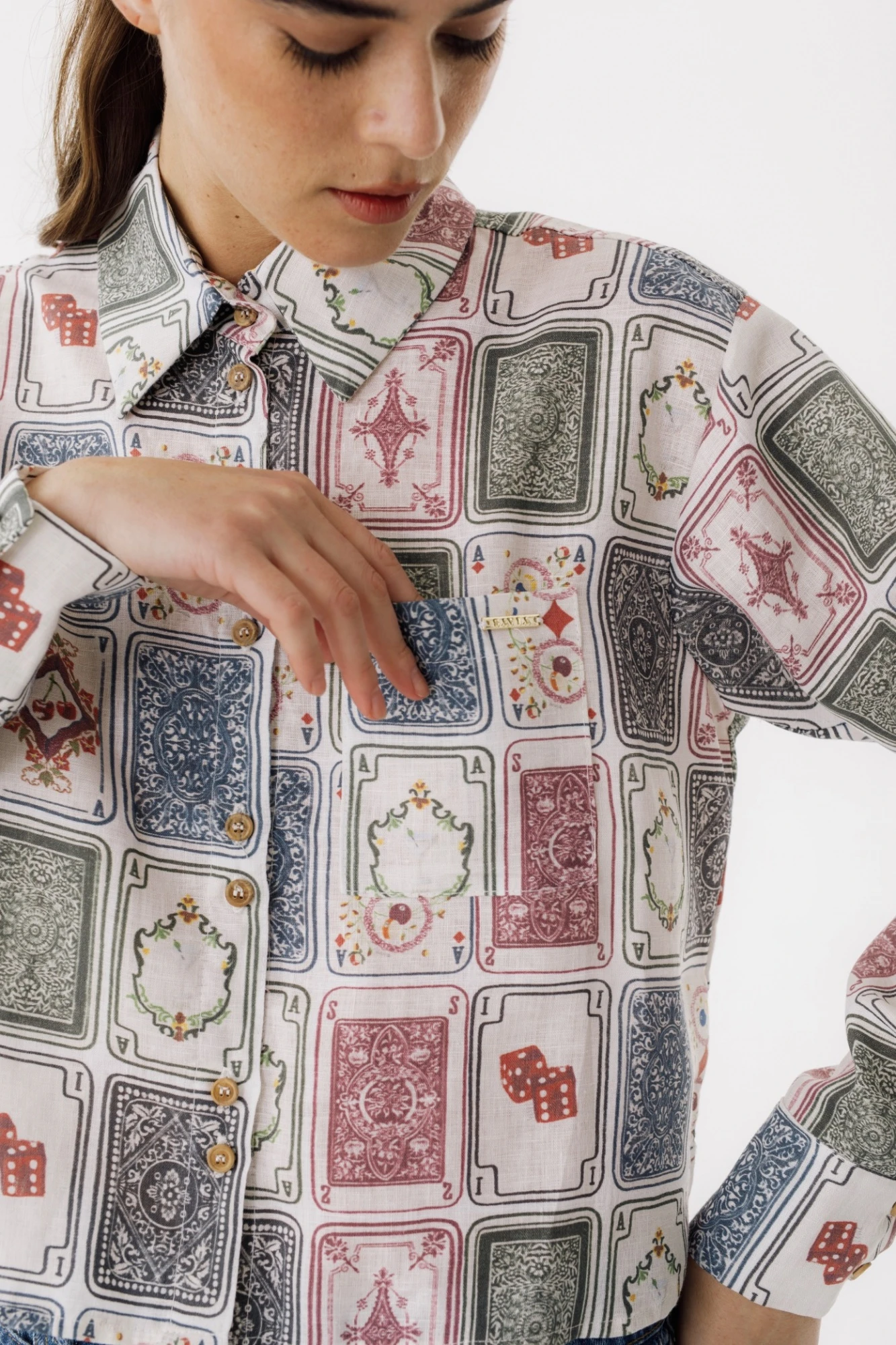 Camisa Azar Print Ludika
