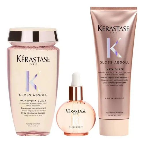 Pack Gloss Absolu Bain + Fond +oil kerastase