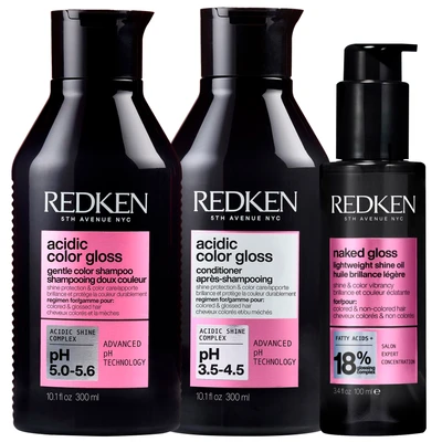 Pack Color Gloss Sh + acond + Oil Naked redken