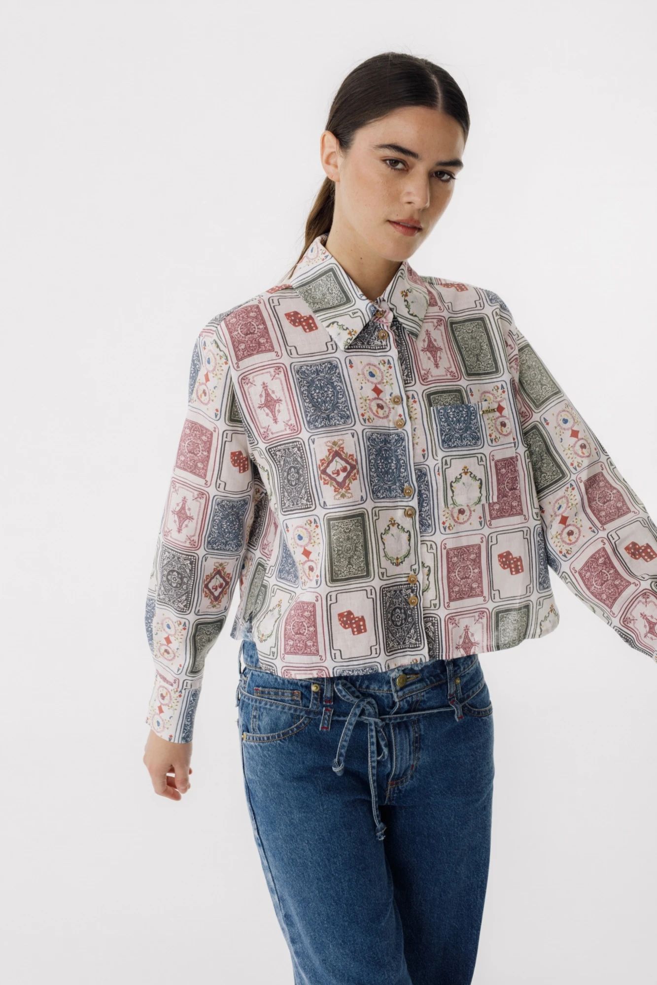 Camisa Azar Print Ludika