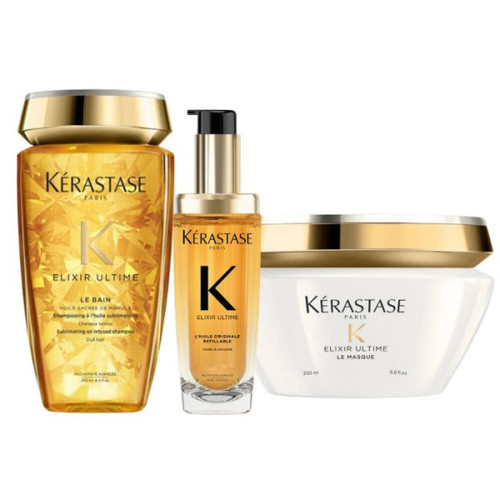 PACK ELIXIR BAIN + MASCARA+ HUILE ORIGINALE kerastase