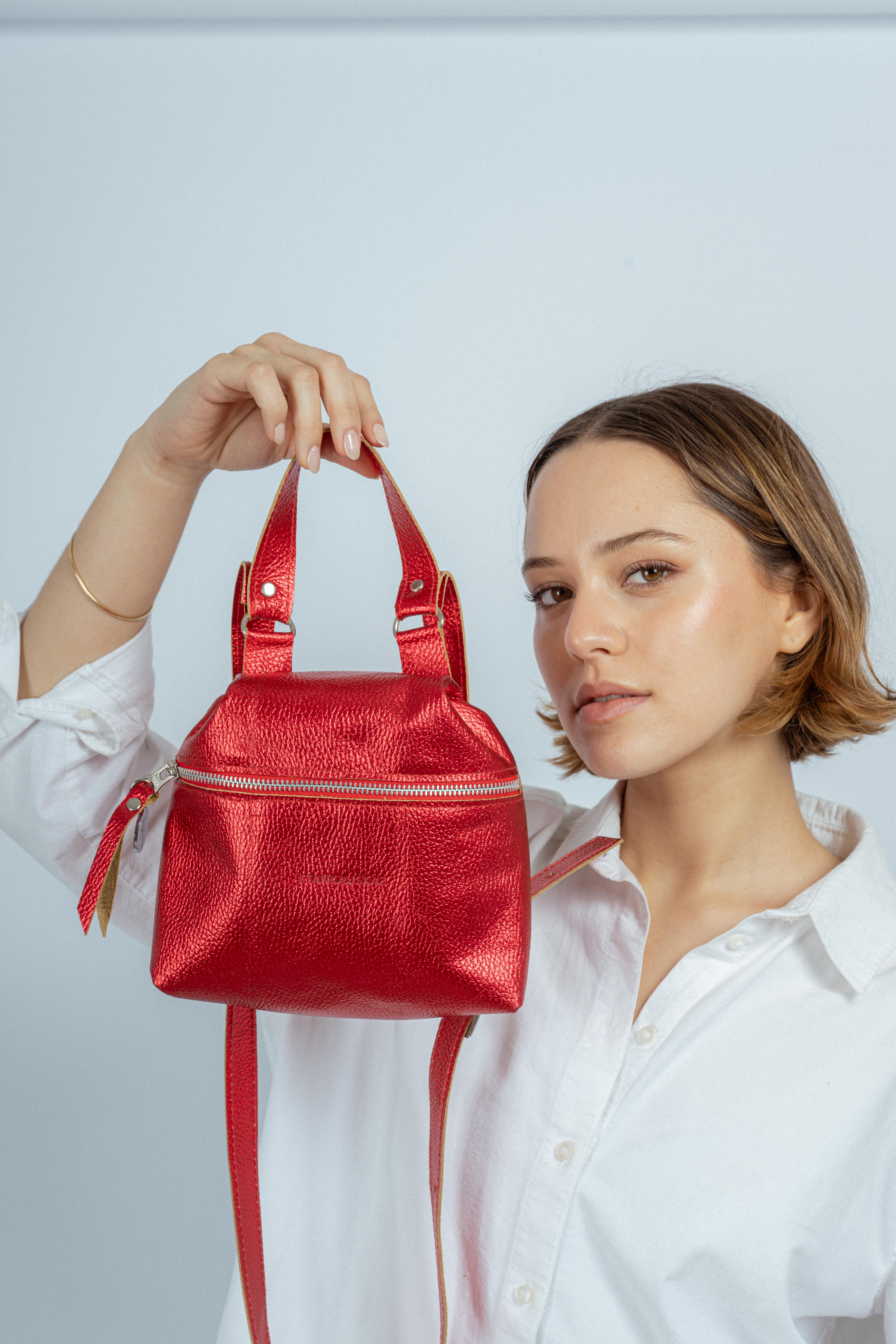 Cartera Anne roja