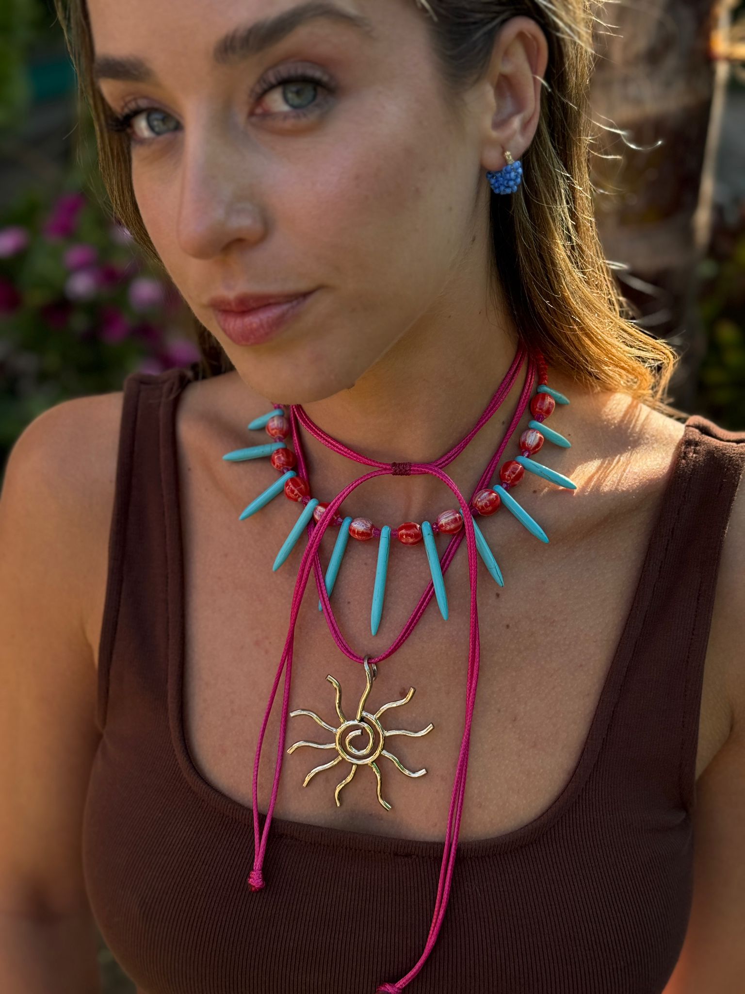 Collar Serpentina plateado
