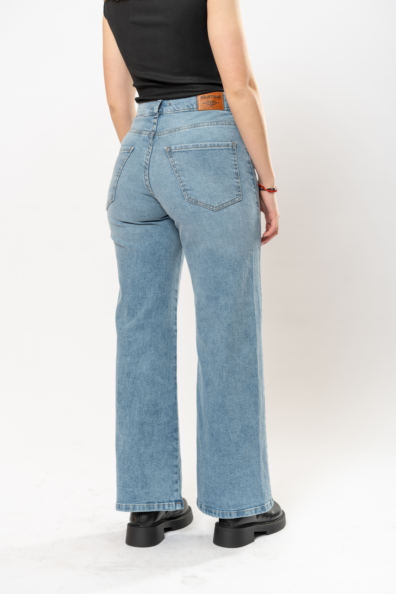 Jean wide leg mint