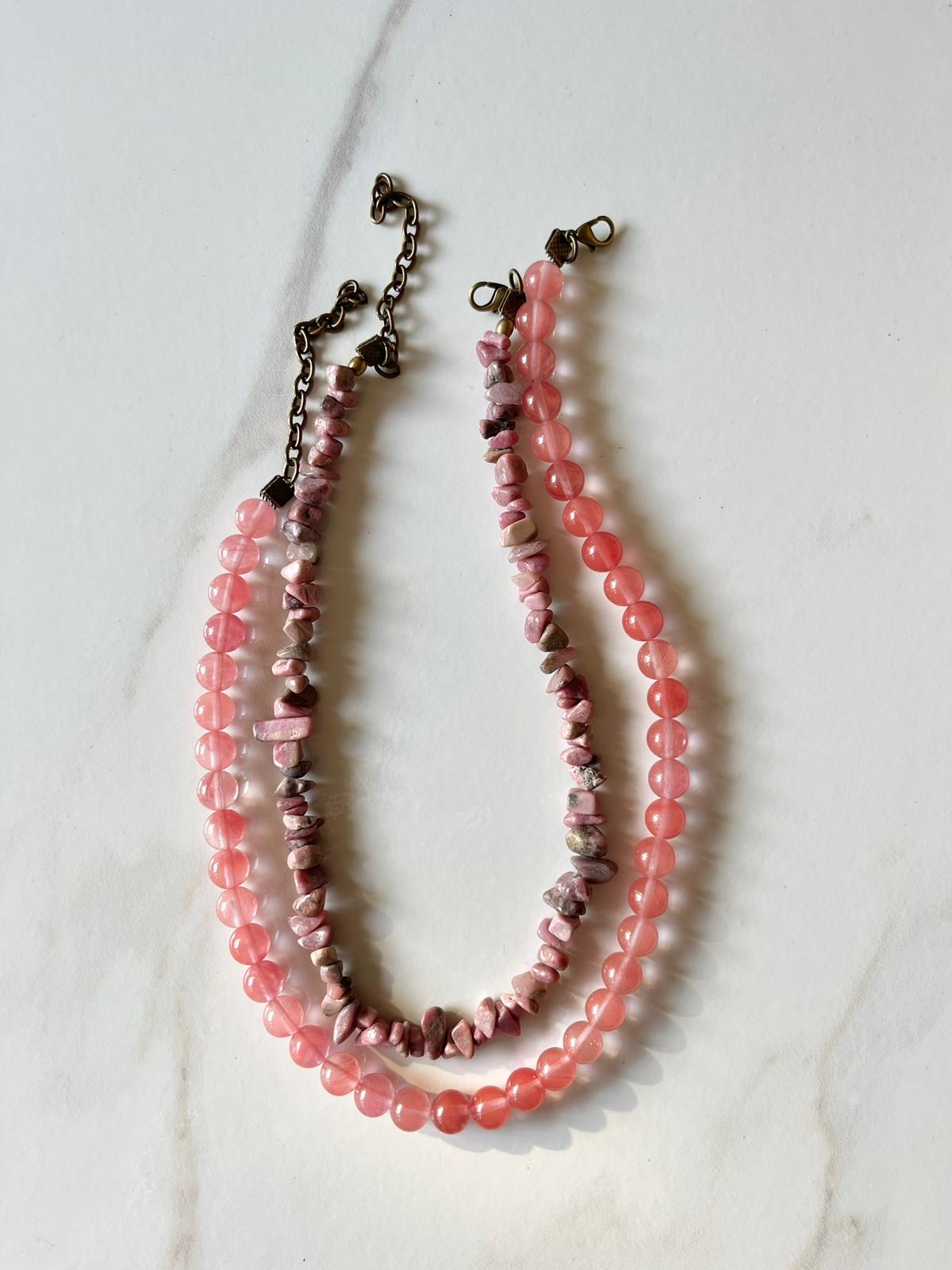 Collar Piedra Cherry