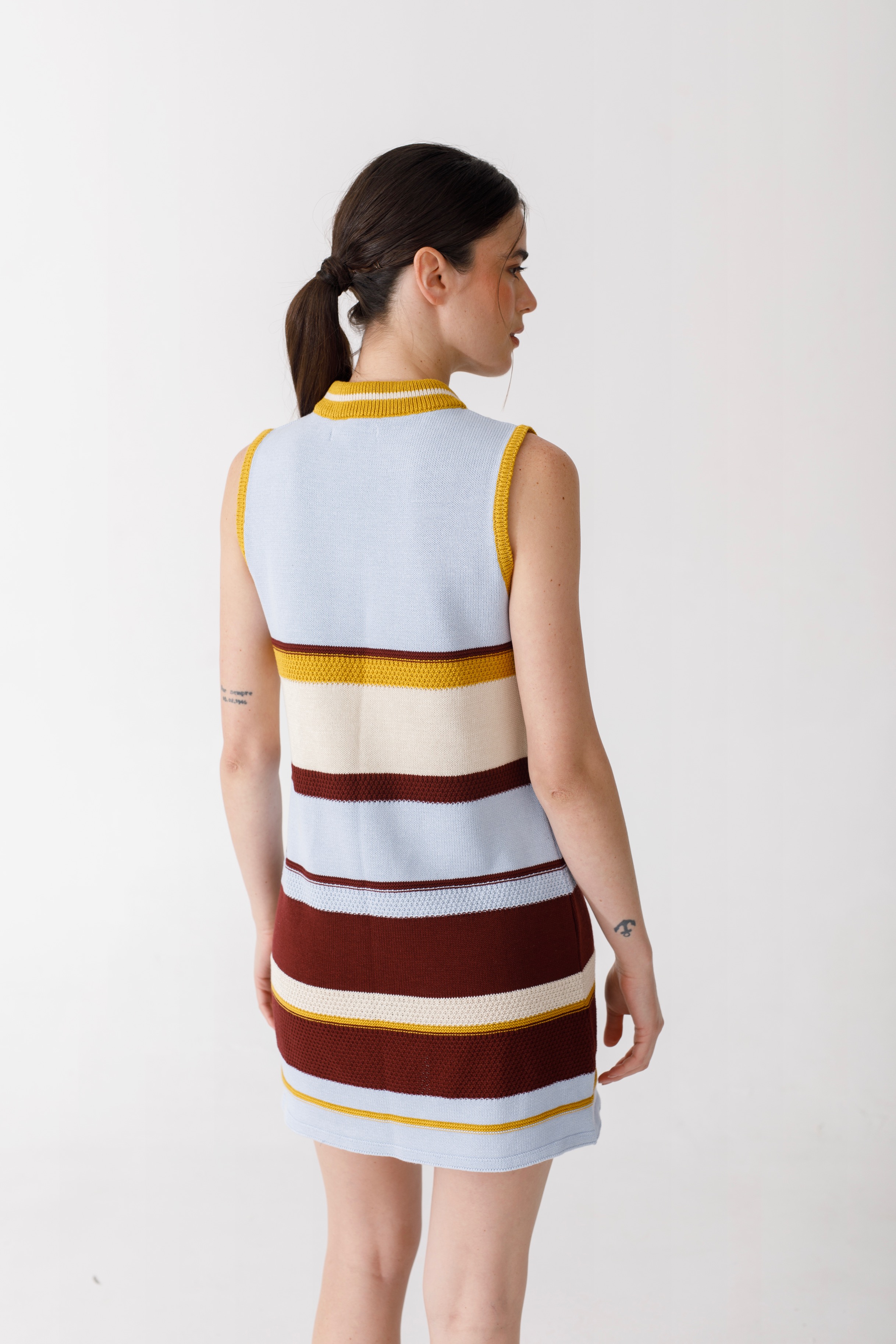 Vestido Zip Knit