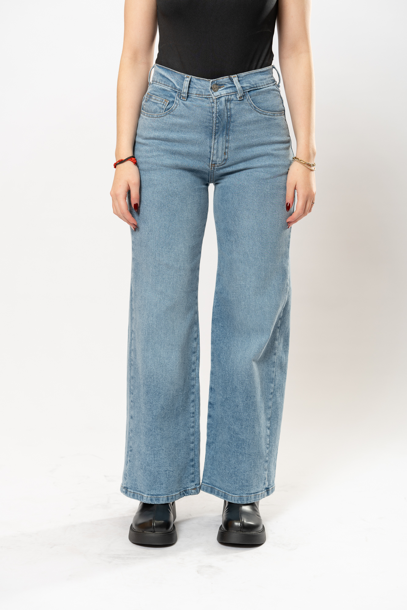 Jean wide leg mint