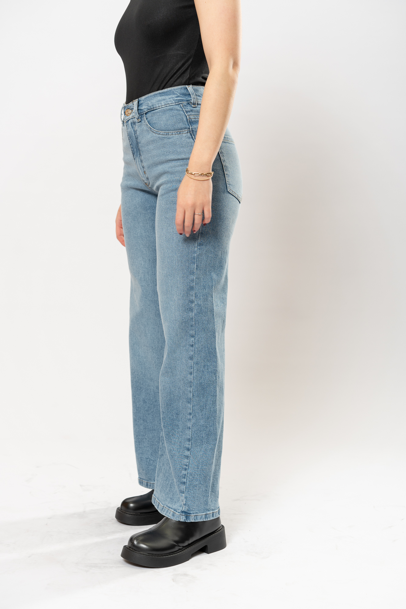 Jean wide leg mint