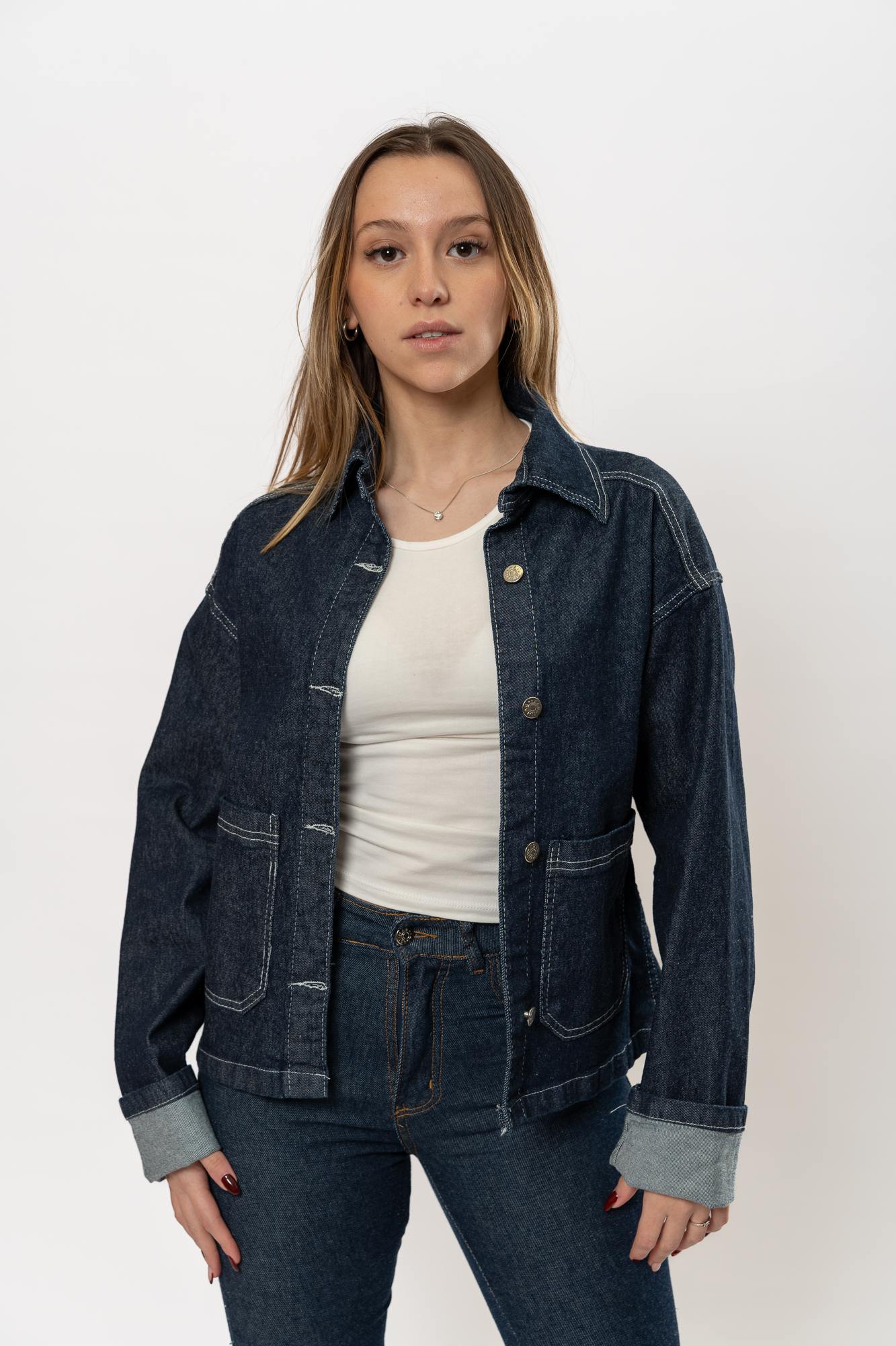Chaqueta denim blue