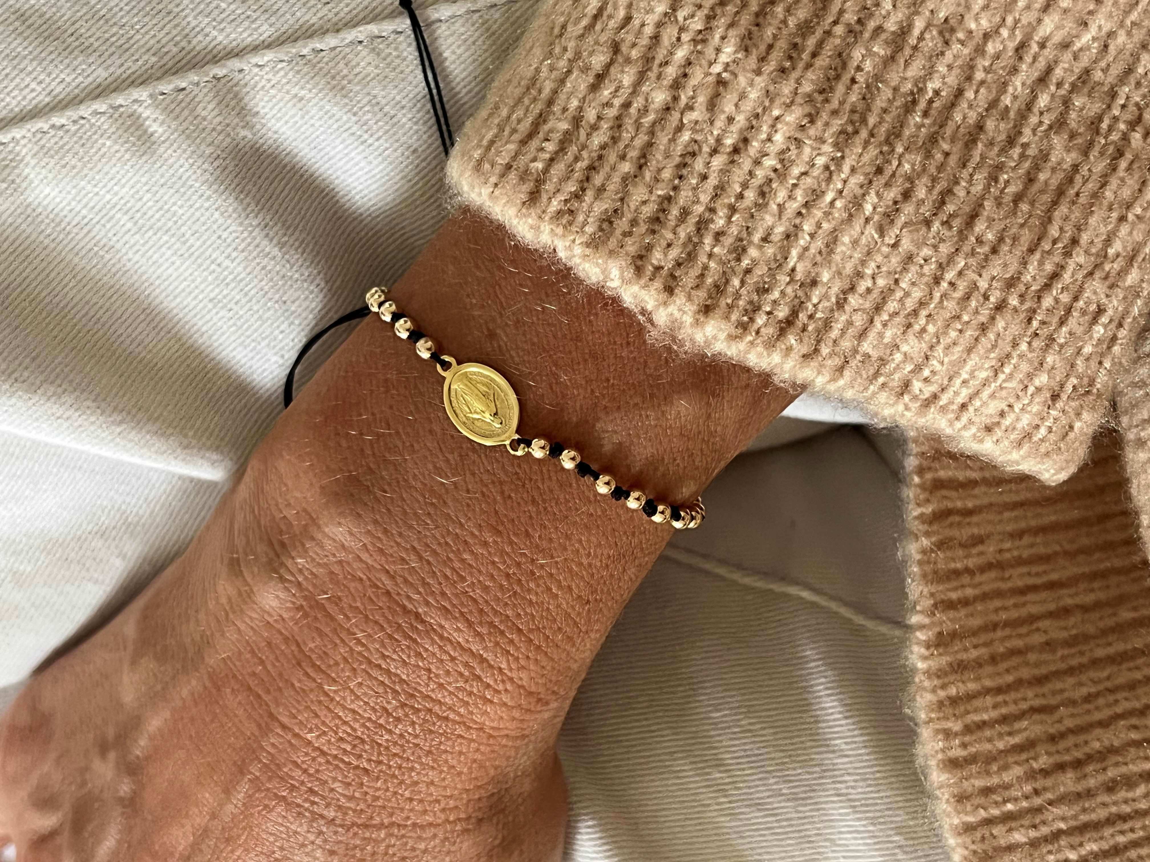 PULSERA MILAGROSA CHATA PLATA