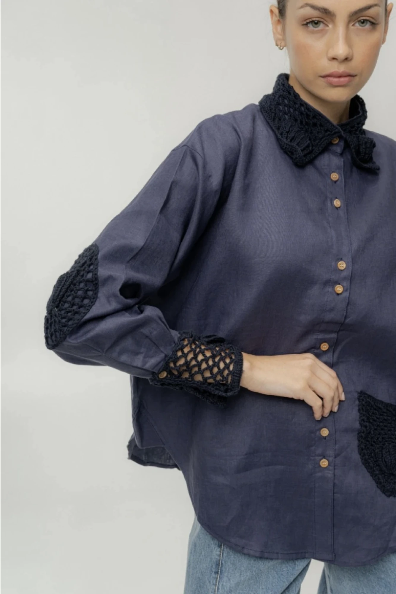 Camisa Onda Crochet SEA