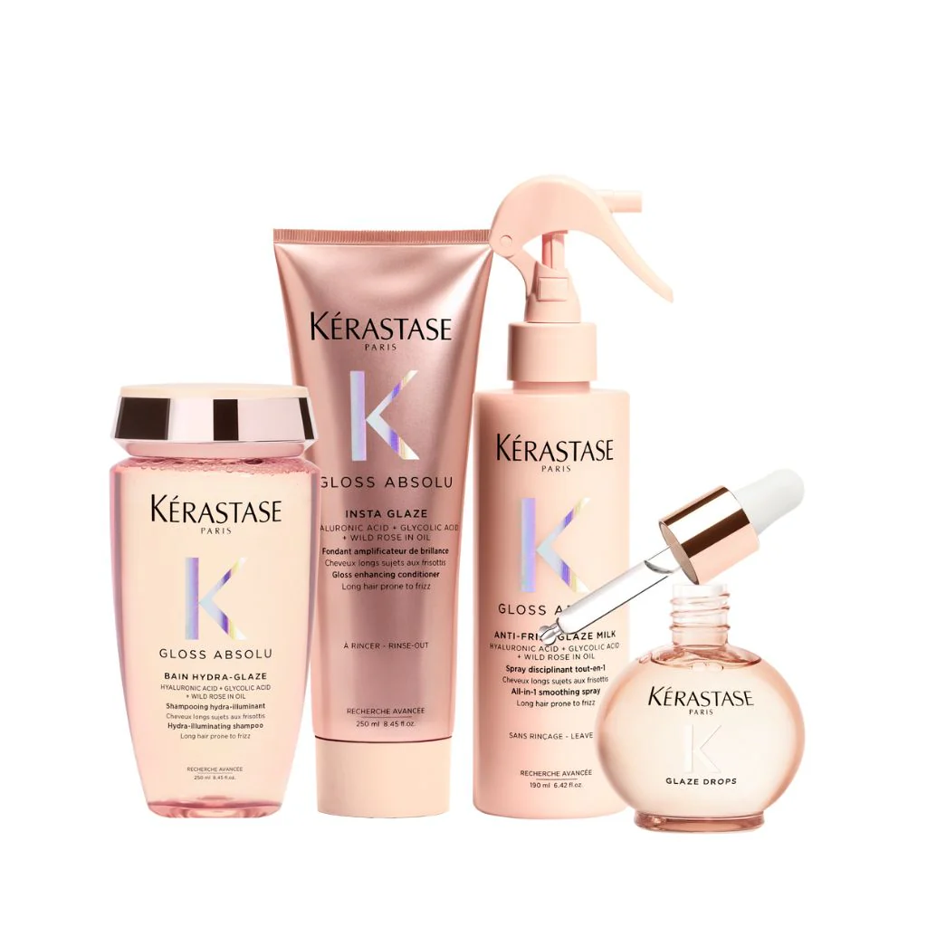 Pack Gloss Absolu Bain + Fond + termico + oil kerastase