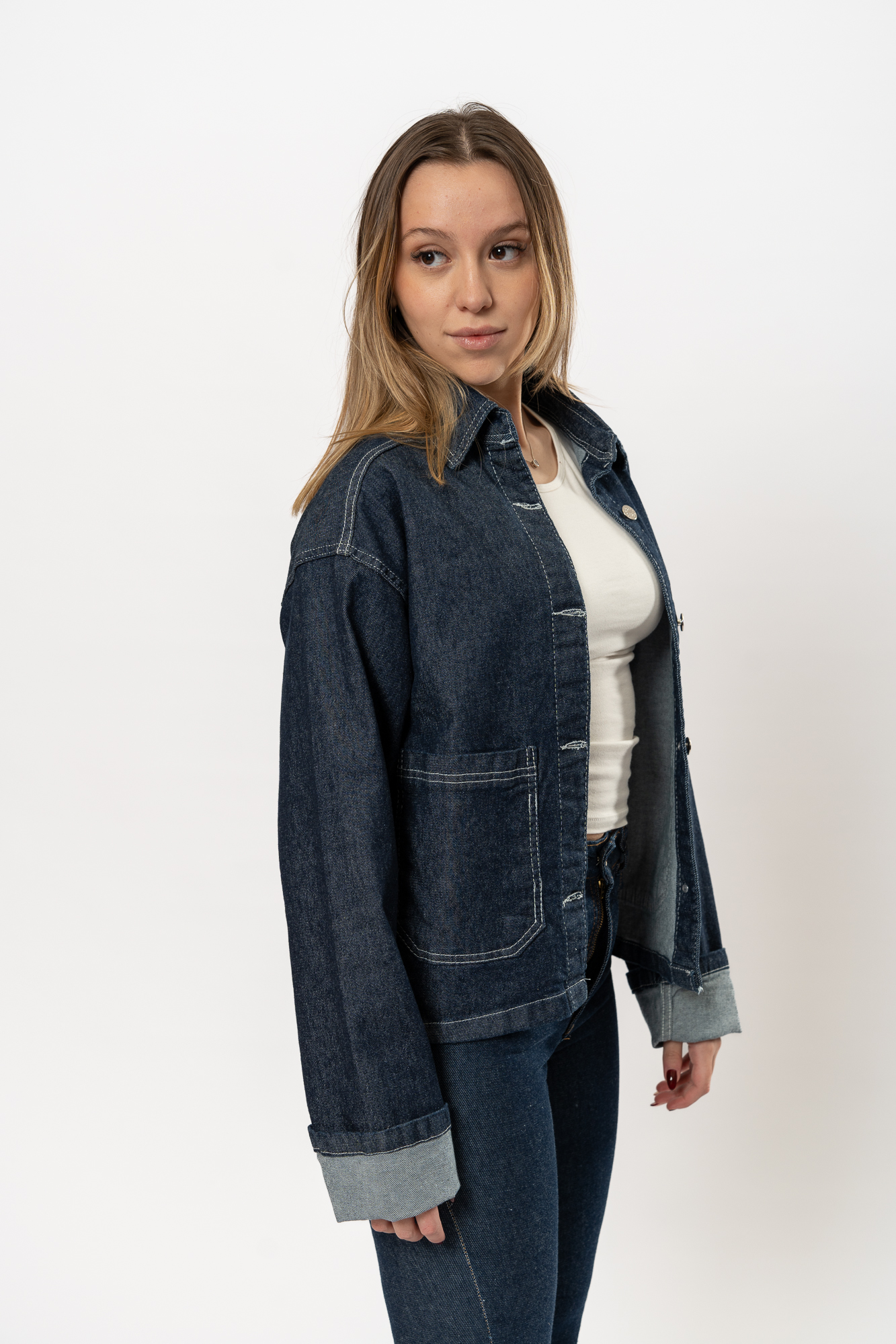 Chaqueta denim blue